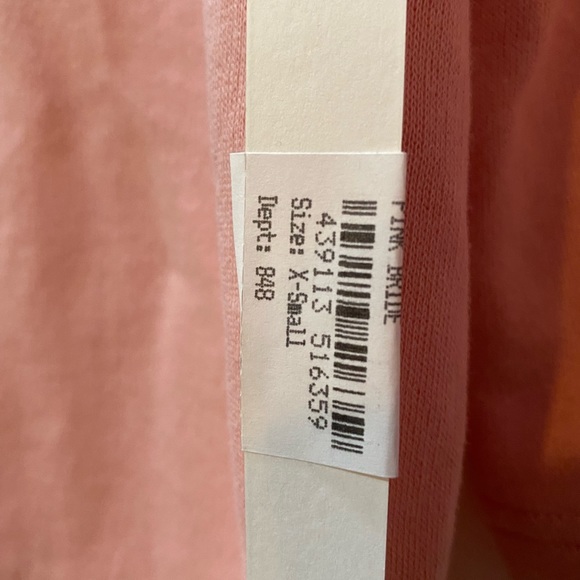 Caslon Scoop Neck Sweatshirt In Pink Bride XS Extra Small NEW NWT Reg $49 - Picture 2 of 3